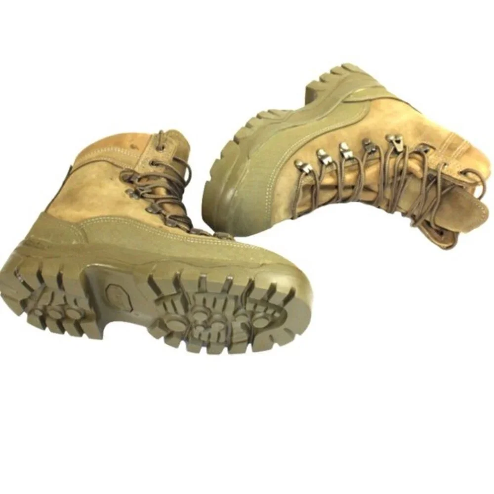 Belleville Mountain MCB 950 Gore Tex Vibram Combat Hiker Boot Khaki Size 5.5 (W)